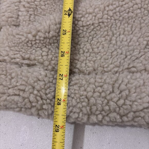 Polham Japan Sherpa Heavy Weight Jacket Front Pocket Beige Men XXL - Picture 12 of 12